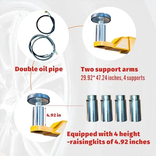 Adjustable Support Arms and Height-Raising Kits